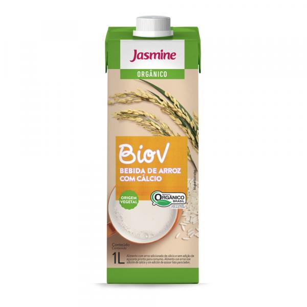 Bebida Vegetal Orgânica de Arroz com Cálcio Jasmine 1l