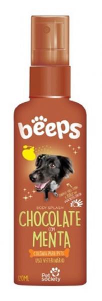 Beeps Body Splash Chocolate com Menta 120ml - Pet Society