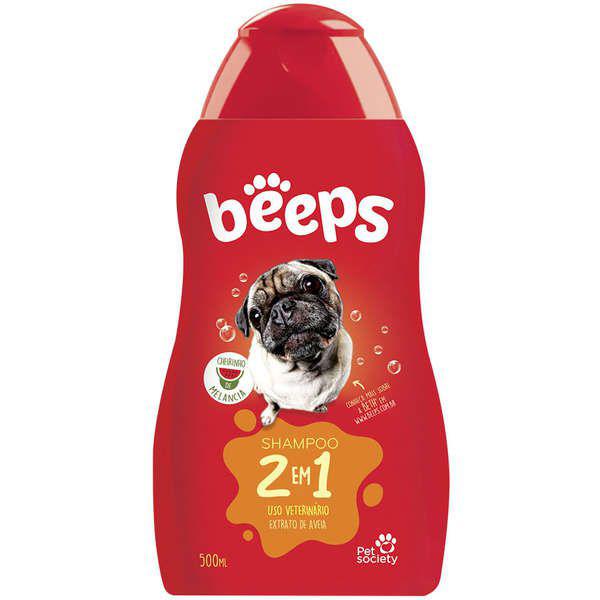 Beeps Shampoo 2 em 1 500ml - Pet Society