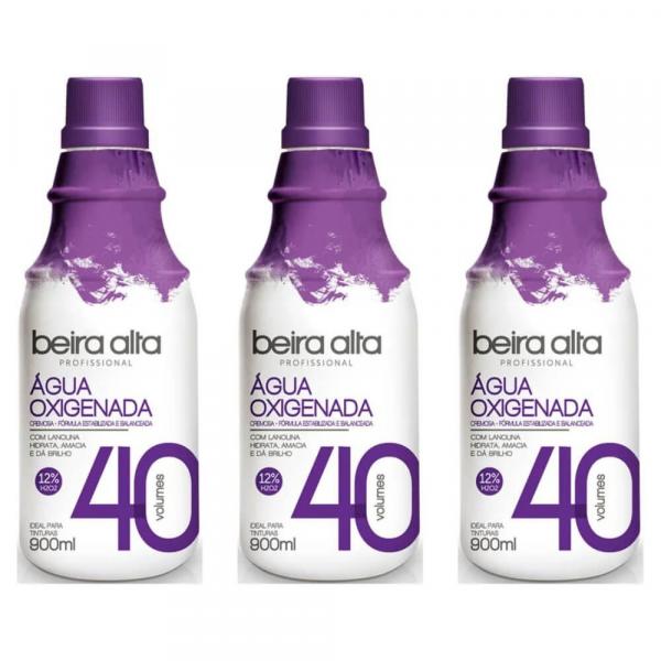 Beira Alta Água Oxigenada 40v 900ml (Kit C/03)