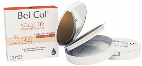 Bel Col - Solectiv Mineral Powder Pó Compacto Areia Intenso 12 G