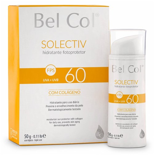 Bel Col - Solectiv Protetor Solar Fps 60 Hidratante 50g