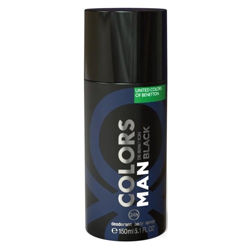Benetton Colors Man Black Masculino Desodorante Spray 150Ml
