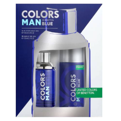 Benetton Colors Man Blue Kit - Eau de Toilette + Desodorante