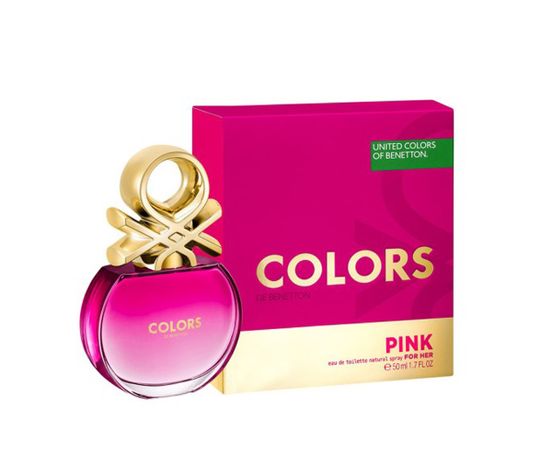 Benetton Colors Pink Eau de Toilette Feminino 50ml