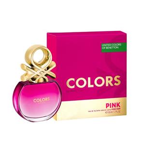 Benetton Colors Pink Eau de Toilette Feminino - 80 Ml