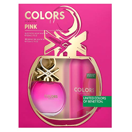 Benetton Colors Pink Kit - EDT 80ml + Desodorante Kit