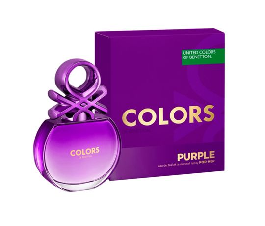 Benetton Colors Purple Eau de Toilette Feminino 80 Ml