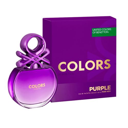 Benetton Colors Purple Eau de Toilette Feminino 80 Ml