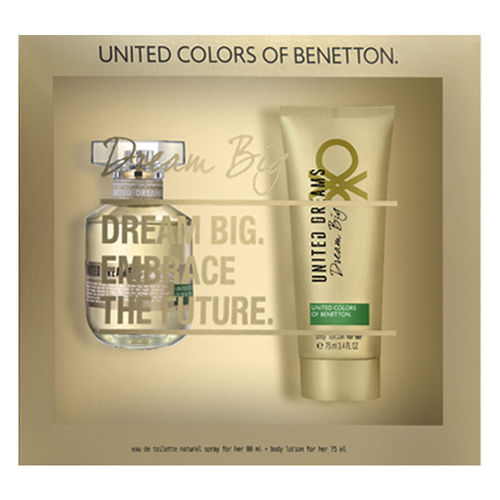 Benetton Dream Big Her Kit - Eau de Toilette + Loção Corporal