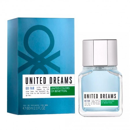 Benetton Perfume Masculino United Dreams Go Far Eau de Toilette 60ml