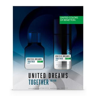 Benetton United Dreams Together For Him Kit - EDT 100ml + Body Spray 150ml Kit