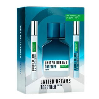 Benetton United Dreams Together Kit - EDT + 2 Boosters Kit