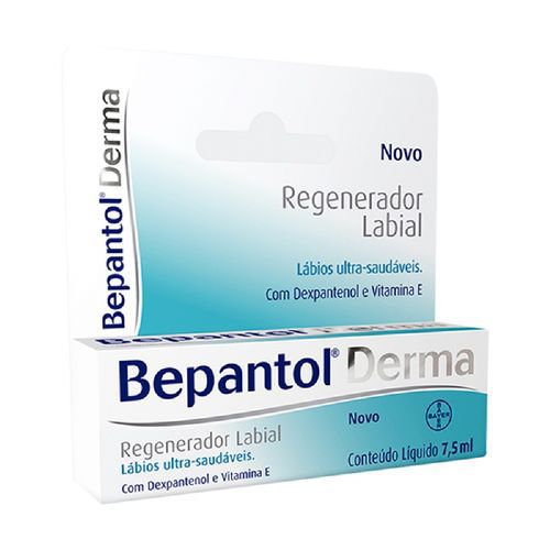 Bepantol Regenerador Labial Derma Bayer 7,5ml - Caixa com 2 Unids - Bayer S.a