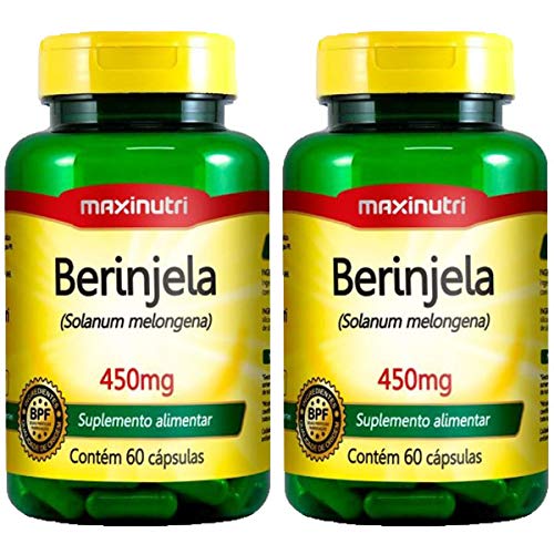 Berinjela - 2 Unidades de 60 Cápsulas - Maxinutri
