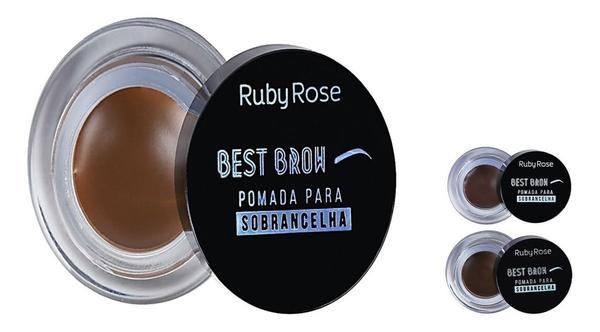 Best Brow Gel Pomada para Sobrancelha Ruby Rose 8400 Light