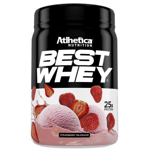 Best Whey - 450g Strawberry Milkshake - Atlhetica Nutrition