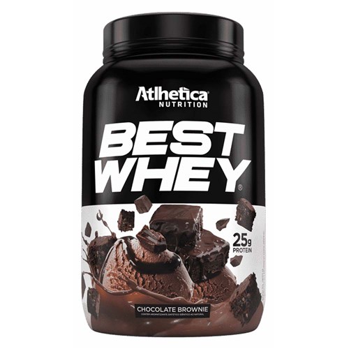 Best Whey 900g Brownie Chocolate - Atlhetica Nutrition