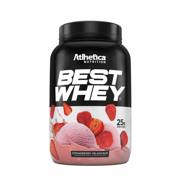 Best Whey 900g - Strawberry Milkshake - Atlhetica Nutrition