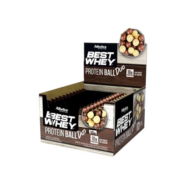 BEST WHEY PROTEIN BALL 12UN 50g - DUO - Atlhetica