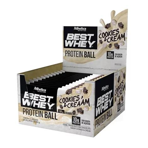 Best Whey Protein Ball 12un X 50G Atlhetica Nutrition
