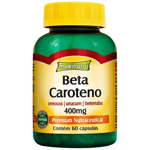 Beta Caroteno Maxinutri 40Mg - 60 Cápsulas