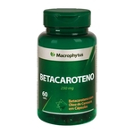 Betacaroteno Softgel 250 Mg Macrophytus 60 Caps