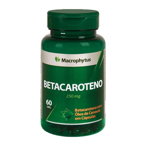 Betacaroteno Softgel 250mg 60cps Macrophytus