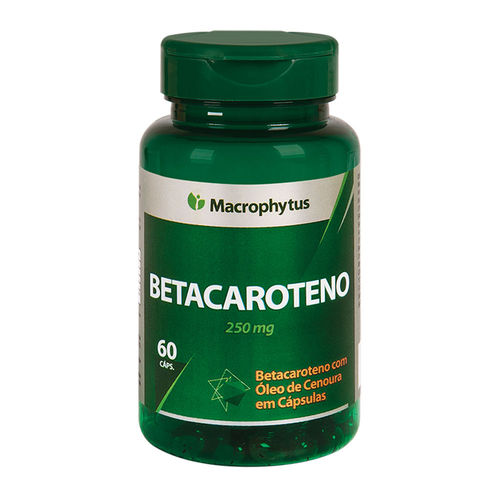 Betacaroteno Softgel 250mg Macrophytus - 60caps