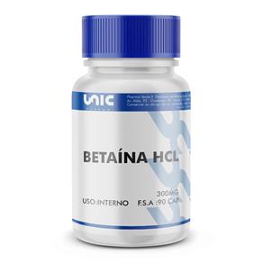 Betaina Hcl 300Mg 90 Cáps