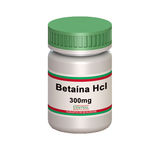 Betaína Hcl 300mg 90 Cápsulas Saúde Digestiva