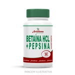 Betaína Hcl 300mg + Pepsina 40mg 90 Cápsulas