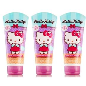 Betulla Hello - Kitty Cacheados Creme para Pentear 200ml - Kit com 03