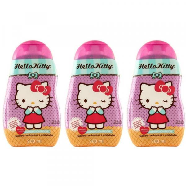 Betulla Hello Kitty Cacheados e Ondulados Condicionador 260ml (Kit C/03)
