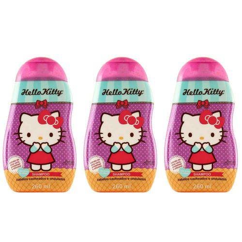Betulla Hello Kitty Cacheados/ondulados Shampoo 260ml (kit C/03)