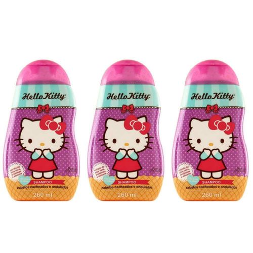 Betulla Hello Kitty Cacheados/ondulados Shampoo 260ml (kit C/03)