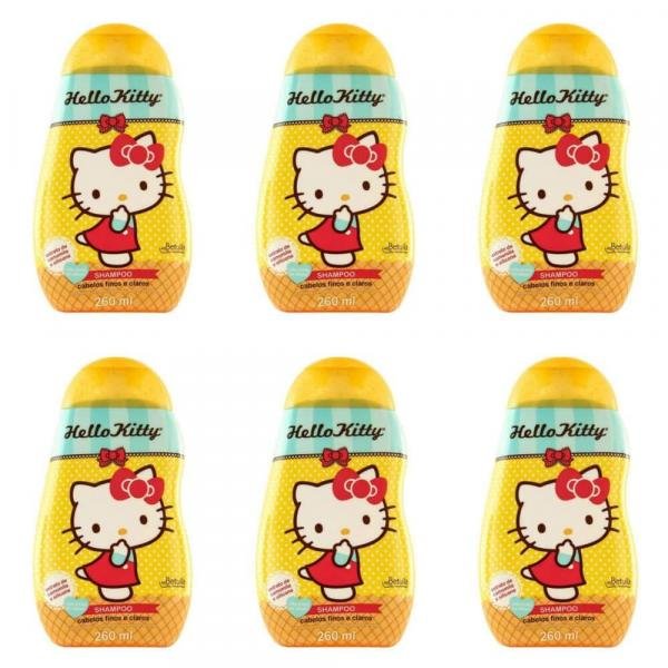 Betulla Hello Kitty Finos/claros Shampoo 260ml (kit C/06)