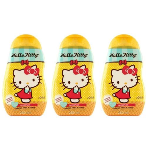 Betulla Hello Kitty Finos/claros Shampoo 260ml (kit C/03)