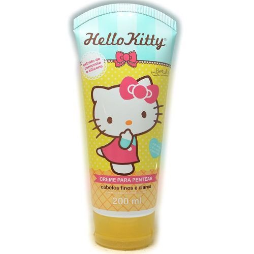 Betulla Hello Kitty Finos e Claros Creme P/ Pentear 200ml (Kit C/06)
