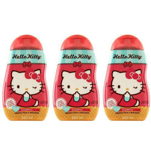 Betulla Hello Kitty Lisos/delicados Shampoo 260ml (kit C/03)