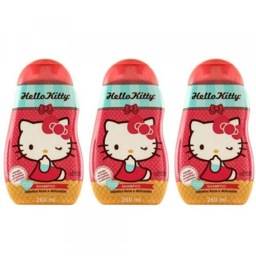 Betulla Hello Kitty Lisos/delicados Shampoo 260ml (Kit C/03)