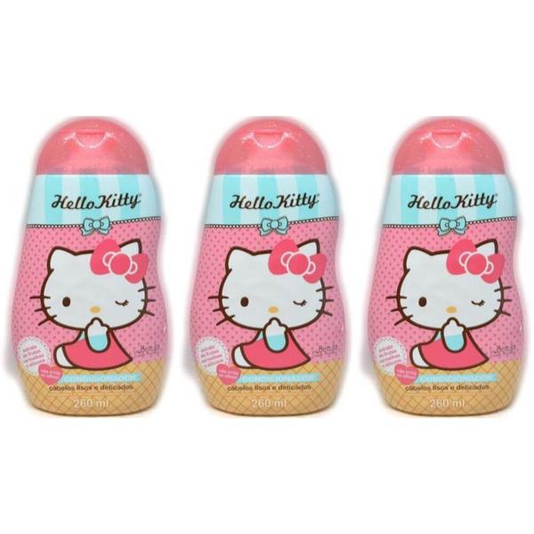 Betulla Hello Kitty Lisos e Delicados Condicionador 260ml (Kit C/03)