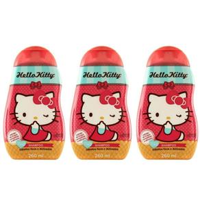 Betulla Hello - Kitty Lisosedelicados Shampoo 260ml - Kit com 03