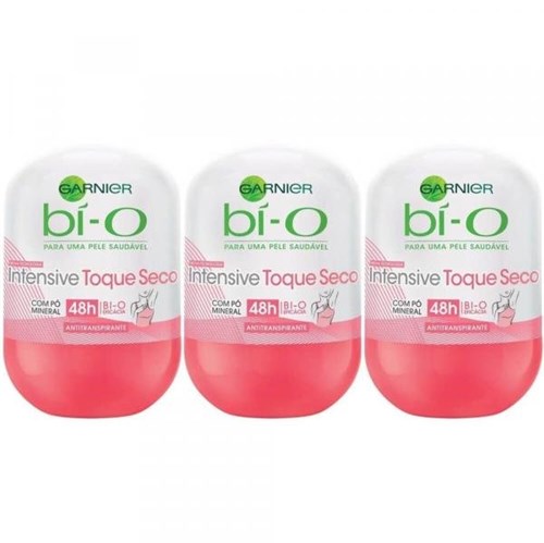 Bì-O Intensive Desodorante Rollon Feminino 50ml (Kit C/03)