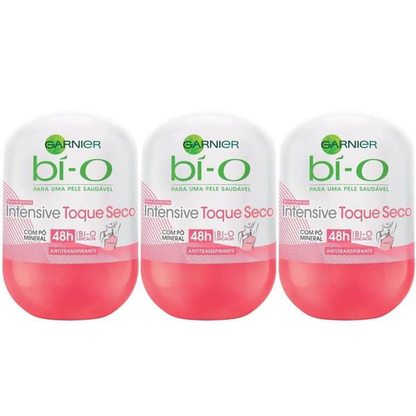 Bì-O Intensive Desodorante Rollon Feminino 50ml (Kit C/03)