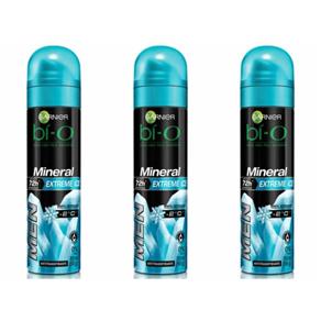 Bí-O Mineral Extre Ice Desodorante Aerosol Masculino 150ml - Kit com 03