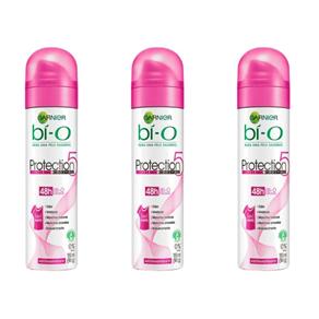 Bí-O Proteção 5 Feminino Desodorante Aerosol 150ml - Kit com 03