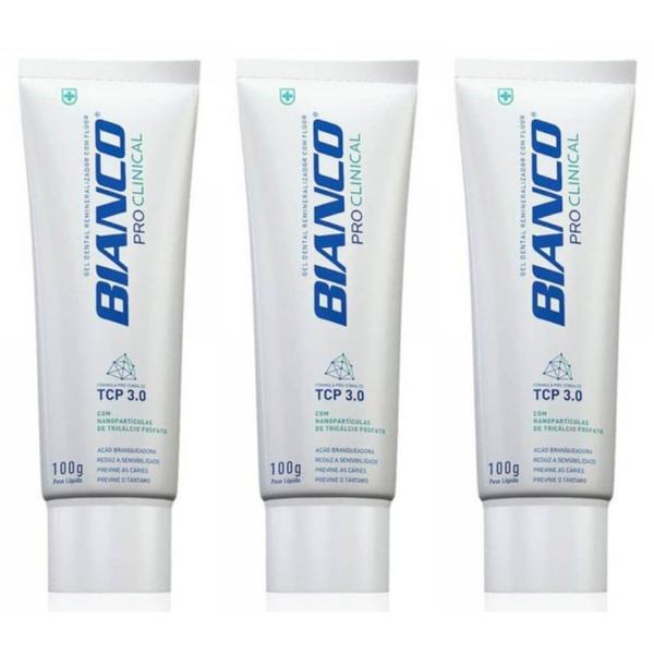 Bianco Pro Clinical Creme Dental 100g (Kit C/03)