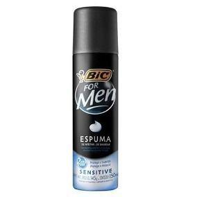 Bic 0621 For Men Sensitive Espuma de Barbear 145g (Kit C/06)