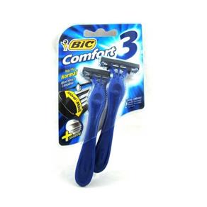 Bic Confort 3 Pele Normal Aparelho Azul com 2